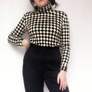 david hayes silk diamond top